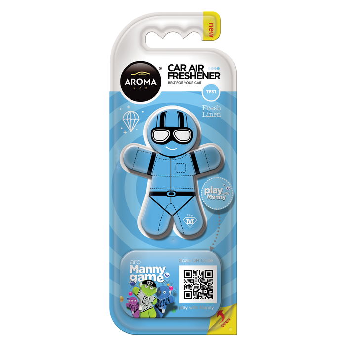 Aroma Car Désodorisant pour Voiture Air Frais Linen - Manny Fresh Linen - Air Frais pour Automobile Aroma Car Désodorisant pour Voiture Air Frais Linen - Manny Fresh Linen - Air Frais pour Automobile