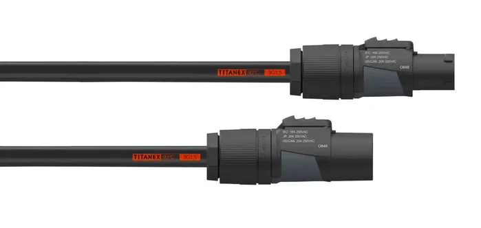 Cordial CFCA 10 FCB-TRUE 1 Câble d'alimentation 10 m avec NEUTRIK powerCON TRUE1 Cordial CFCA 10 FCB-TRUE 1 Câble d'alimentation 10 m avec NEUTRIK powerCON TRUE1