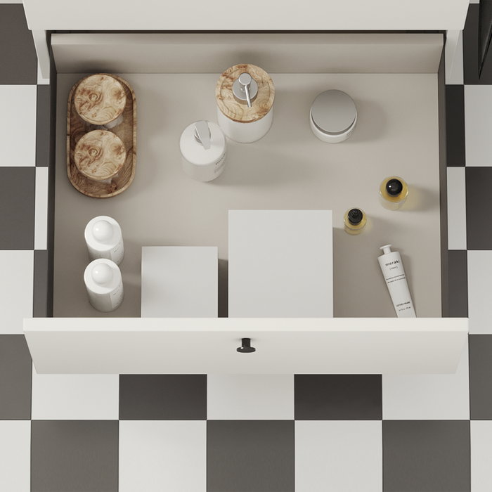 Emuca Tiroir extérieur Simplex 25kg hauteur 159mm, profondeur 440mm, acier, Gris antracite