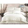 BigBuy Home Parure de couette Crème King size 3 pièces