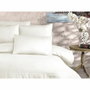 BigBuy Home Parure de couette Crème King size 3 pièces