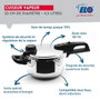 Fackelmann Elo Mistral Premium Cocotte-minute à vapeur en acier inoxydable 18/10, 22 cm, 4,5 L