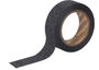 Innspiro Cinta masking tape Serie Glitter noir avec paillettes 15mm x 6,5m