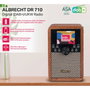 Albrecht DR 710 Radio DAB+/FM avec fonction ASA et batterie intégrée