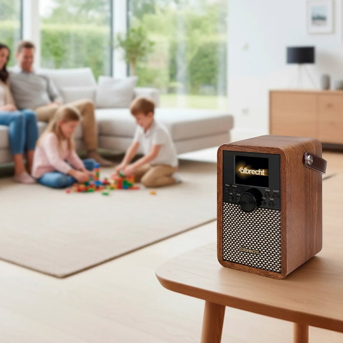 Albrecht DR 710 Radio DAB+/FM avec fonction ASA et batterie intégrée