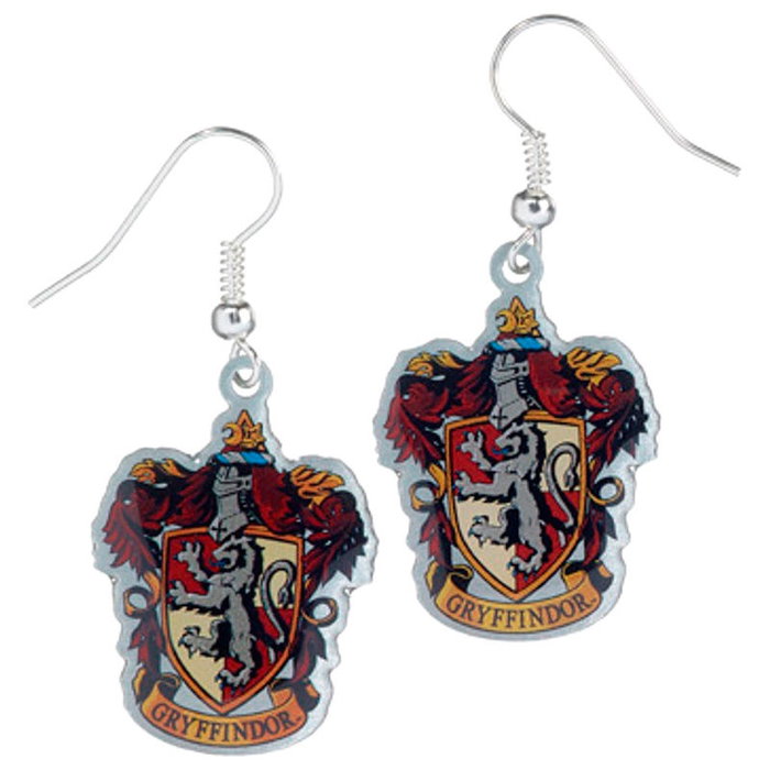 THE CARAT SHOP Boucles d'oreilles Blason Gryffindor Harry Potter - Alliage de zinc - 11x6x1 cm THE CARAT SHOP Boucles d'oreilles Blason Gryffindor Harry Potter - Alliage de zinc - 11x6x1 cm