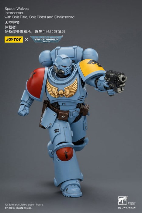 Joy Toy (CN) Warhammer 40,000 Space Wolves Intercessor 12 cm