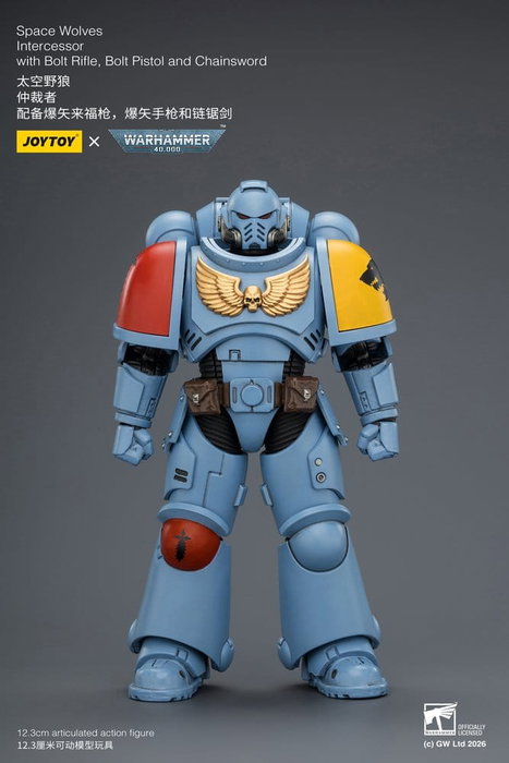 Joy Toy (CN) Warhammer 40,000 Space Wolves Intercessor 12 cm