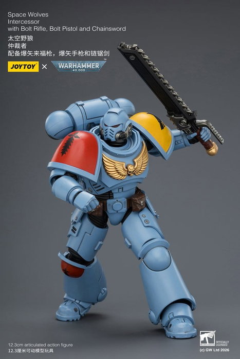 Joy Toy (CN) Warhammer 40,000 Space Wolves Intercessor 12 cm