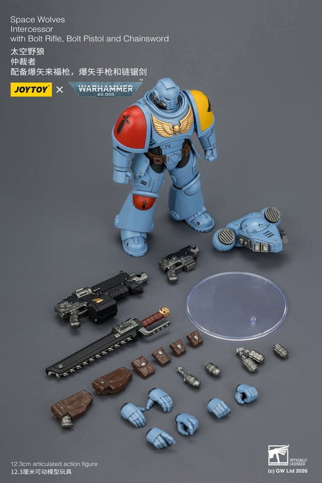 Joy Toy (CN) Warhammer 40,000 Space Wolves Intercessor 12 cm