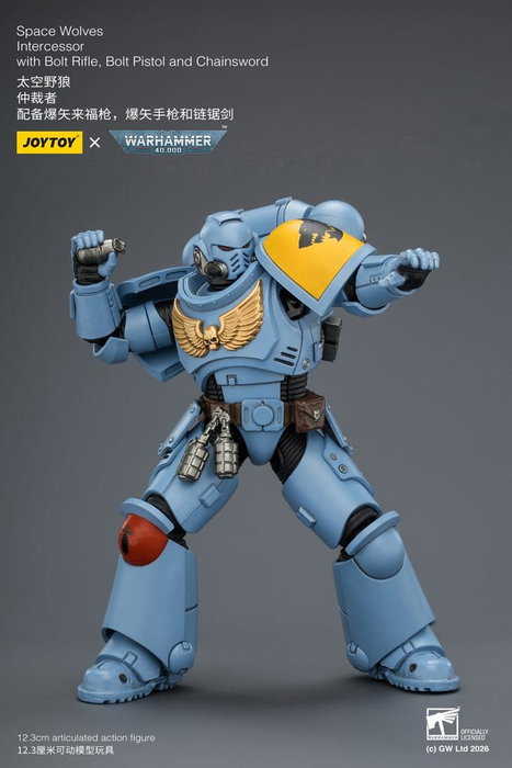 Joy Toy (CN) Warhammer 40,000 Space Wolves Intercessor 12 cm