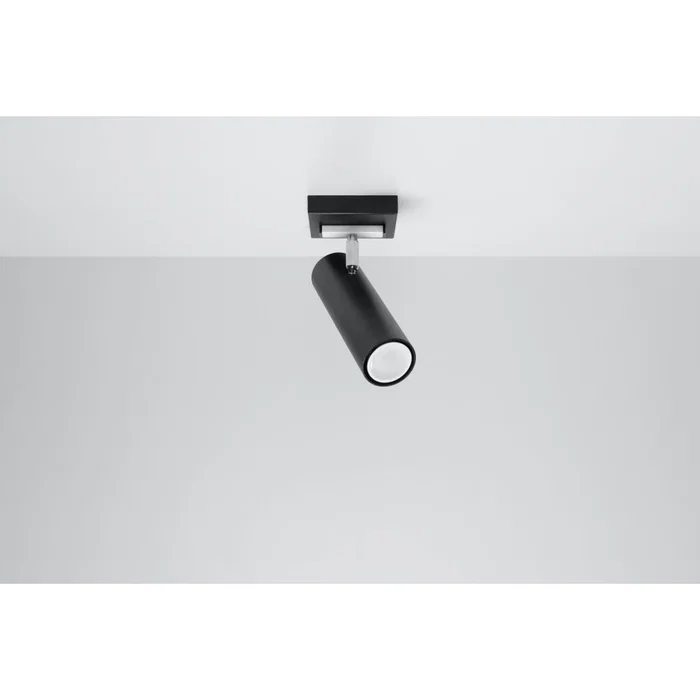 Direzione Lampe de Plafond - Cylindre Élégant, Blanc Classique pour Salon ou Bureau - Modèle SOL-SL.0499
