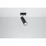 Direzione Lampe de Plafond - Cylindre Élégant, Blanc Classique pour Salon ou Bureau - Modèle SOL-SL.0499
