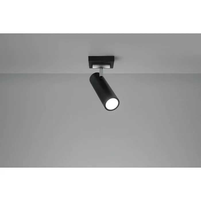 Direzione Lampe de Plafond - Cylindre Élégant, Blanc Classique pour Salon ou Bureau - Modèle SOL-SL.0499