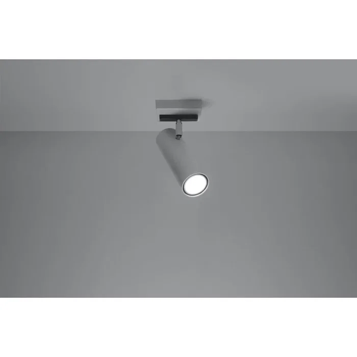 Direzione Lampe de Plafond - Cylindre Élégant, Blanc Classique pour Salon ou Bureau - Modèle SOL-SL.0499
