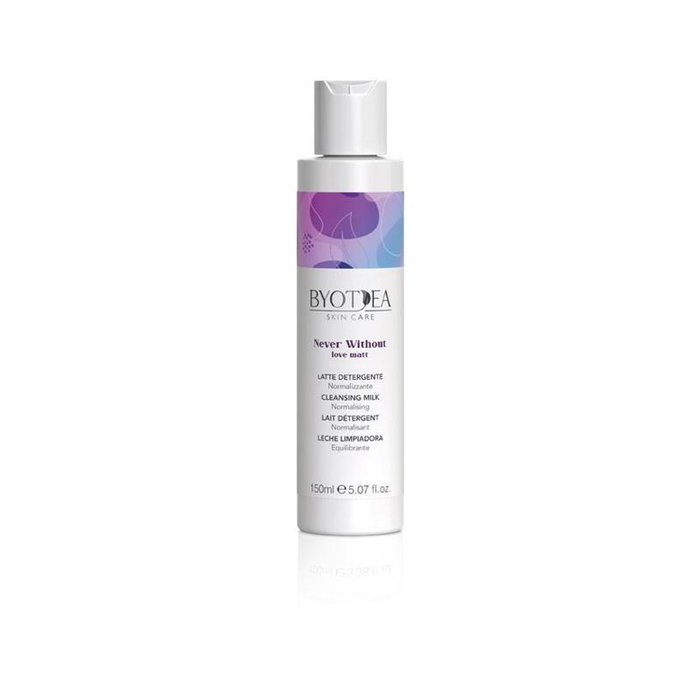 Byotea Never Without Water Please Lait nettoyant équilibrant pour peaux mixtes et grasses, effet purifiant et matifiant, 150 mL Byotea Never Without Water Please Lait nettoyant équilibrant pour peaux mixtes et grasses, effet purifiant et matifiant, 150 mL