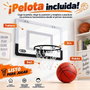 Jugatoys Canasta de baloncesto transparente 45,50x30,5cm