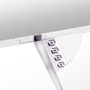 BX3 LIGHT BX3-PA-639-2M Profilé aluminium encastré pour plâtre bande LED 9 mm 2 mètres