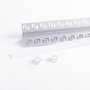 BX3 LIGHT BX3-PA-639-2M Profilé aluminium encastré pour plâtre bande LED 9 mm 2 mètres