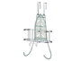 Kipit Support pour Fer à Repasser et Table à Repasser 13.5x42.5x30.5 cm Argent (Set de 6)