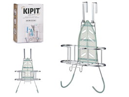 Kipit Support pour Fer à Repasser et Table à Repasser 13.5x42.5x30.5 cm Argent (Set de 6)