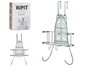 Kipit Support pour Fer à Repasser et Table à Repasser 13.5x42.5x30.5 cm Argent (Set de 6)