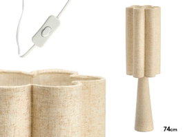 GIFTDECOR Lampara Flor 74cm Natural