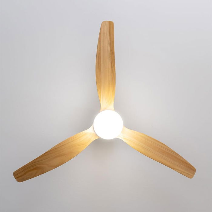 Ventilateur de Plafond avec Lumière Cecotec EnergySilence Aero 5600 18 W Doré Bois