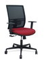PIQUERAS Y CRESPO Chaise de bureau Yunquera Synchro Bordeaux