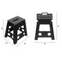 Marbueno Tabouret pliable en plastique couleur assortie 39x33,5x39 cm pour jardin et intérieur 10535
