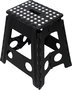 Marbueno Tabouret pliable en plastique couleur assortie 39x33,5x39 cm pour jardin et intérieur 10535