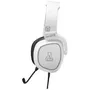 The G-Lab Casque Gaming KORP BARIUM Blanc - Casque Gamer Filaire avec Micro, Son Stéréo Immersif pour Jeux, Films et Séries