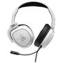 The G-Lab Casque Gaming KORP BARIUM Blanc - Casque Gamer Filaire avec Micro, Son Stéréo Immersif pour Jeux, Films et Séries