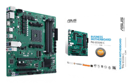 Carte mère Asus PRO B550M-C/CSM / 90MB15Q0-M0EAYC, microATX, socket AM4, noir
