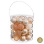 BigBuy Home Boules de Noël Doré Plastique Ø 5 cm (40 Unités) lifetv