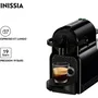 Delonghi NESPRESSO Inissia EN 80B - Machine à café Nespresso avec 16 capsules incluses - 19 bars - Capacité 0,7L - Noir