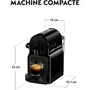 Delonghi NESPRESSO Inissia EN 80B - Machine à café Nespresso avec 16 capsules incluses - 19 bars - Capacité 0,7L - Noir