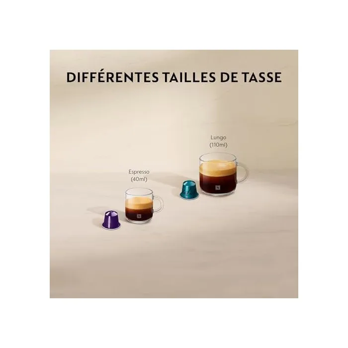 Delonghi NESPRESSO Inissia EN 80B - Machine à café Nespresso avec 16 capsules incluses - 19 bars - Capacité 0,7L - Noir