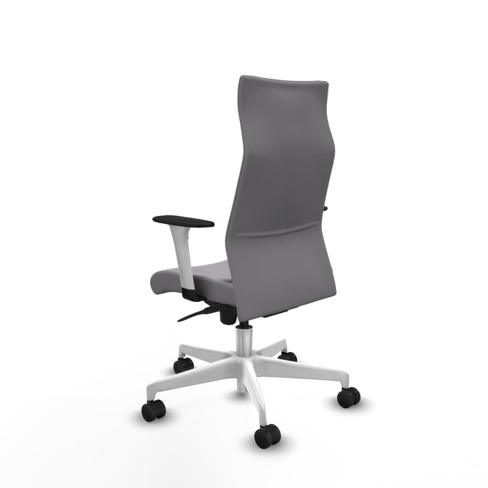 Piqueras Y Crespo Fauteuil Albacete, Similicuir Gris, Mécanisme Synchrone Piqueras Y Crespo Fauteuil Albacete, Similicuir Gris, Mécanisme Synchrone