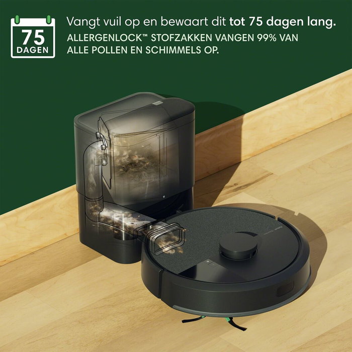 iRobot Roomba 105 Combo+Autoempty Dock - Robot Aspirateur Laveur 2en1 - Noir iRobot Roomba 105 Combo+Autoempty Dock - Robot Aspirateur Laveur 2en1 - Noir