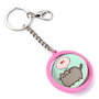 THE CARAT SHOP Porte-clés Pusheen Hello Goodbye Rotatif en Alliage de Zinc - Cadeau Anime