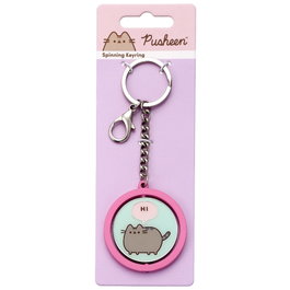 THE CARAT SHOP Llavero Hi Bye Pusheen rose et bleu