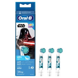 Oral-B Lot de 3 têtes de brosse à dents à fixer, blanc