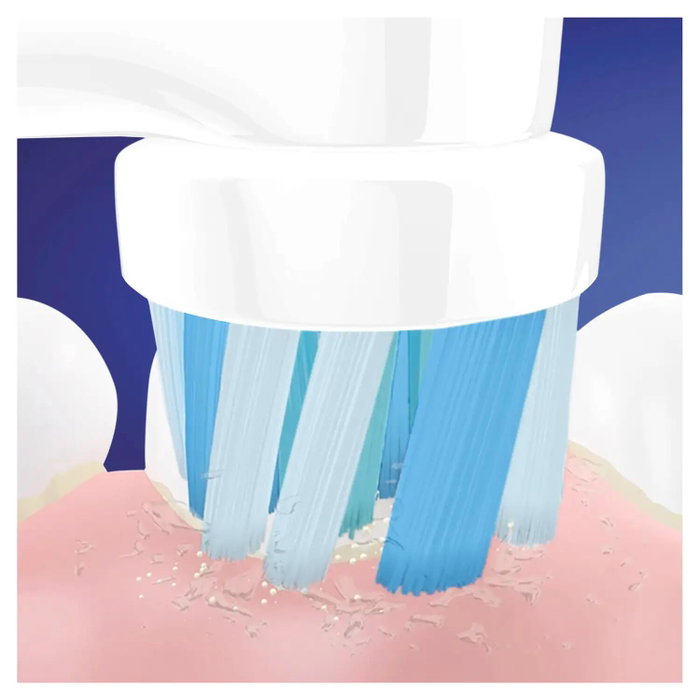 Oral-B Lot de 3 têtes de brosse à dents à fixer, blanc