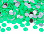 Innspiro Gemmes décoratives acryliques cercle vert fluor 10mm (2000u. approx.)