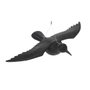 Edm Corbeau volant en plastique effraie oiseaux 58 cm noir