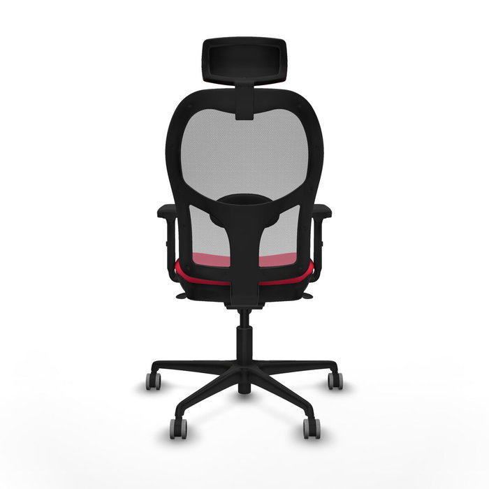 Piqueras y Crespo Chaise de Bureau avec Appui-tête 2D036G2 Rouge