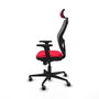 Piqueras y Crespo Chaise de Bureau avec Appui-tête 2D036G2 Rouge