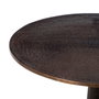 BigBuy Home Table d'appoint Cuivre Ronde