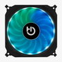 Hiditec N-10 ARGB Ventilateur Gaming 120mm - PWM, 53 CFM, 16 dBA, RGB Adressable